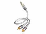 Inakustik Premium MP3 JACK-RCA 5m Kabel Audio JACK-2xRCA Salon Poznań Wrocław w sklepie internetowym audionet.pl 