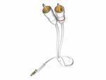 Inakustik Star MP3 JACK-RCA 0.5m Kabel Audio JACK-2xRCA Salon Poznań Wrocław w sklepie internetowym audionet.pl 