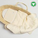 Pościel niemowlęca z muślinu organicznego komplet 60x70 ecru waniliowy w sklepie internetowym mulinek.pl