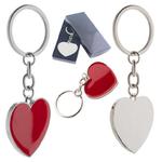 BRELOK SERCE Brelok do kluczy Metalowy w kształcie serca WALENTYNKI w sklepie internetowym Medical Promo