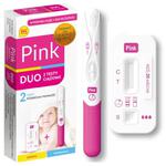 Test Ciążowy PINK DUO 2 testy ciążowe płytkowy + strumieniowy w sklepie internetowym Medical Promo