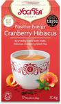 HERBATKA POZYTYWNA ENERGIA ŻURAWINA - HIBISKUS BIO (17 x 1,8 g) - YOGI TEA w sklepie internetowym biogo.pl