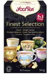 HERBATKA EKSPRESOWA FINEST SELECTION (MIX HERBATEK) BIO (9 x 2 TOREBKI) 34,6 g - YOGI TEA w sklepie internetowym biogo.pl