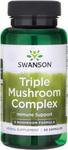 Triple Mushroom Complex Standaryzowany kompleks 3 grzybów Maitake Reishi Shiitake 200mg 60 kapsułek SWANSON w sklepie internetowym biogo.pl