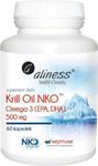 Olej z kryla Omega 3 Krill oil NKO 500mg 60 kapsułek Aliness w sklepie internetowym biogo.pl