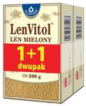 LenVitol Len mielony 1 + 1 dwupak 200 + 200g Oleofarm w sklepie internetowym biogo.pl