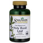 Święta Bazylia Full Spectrum Holy Basil Leaf Tulsi 400mg 120 kapsułek SWANSON w sklepie internetowym biogo.pl