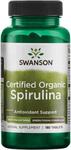 Spirulina certyfikowana organiczna Certified Organic Spirulina 500mg 180 tabletek SWANSON w sklepie internetowym biogo.pl