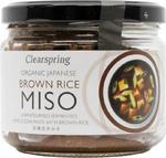 Miso z brązowego ryżu niepasteryzowane BIO 300 g Clearspring w sklepie internetowym biogo.pl