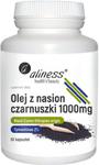 Olej z nasion czarnuszki 2% Black Cumin Ethiopian origin Tymochinon 60 kapsułek Aliness w sklepie internetowym biogo.pl