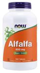 Alfalfa Lucerna Siewna 650 mg 500 tabletek NOW FOODS w sklepie internetowym biogo.pl