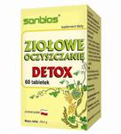 SANBIOS Ziołowe oczyszczanie Detox 60 tabl. w sklepie internetowym biogo.pl