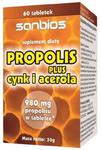 SANBIOS Propolis plus cynk i acerola 60 tabl. w sklepie internetowym biogo.pl