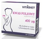 Vitadiet Kwas Foliowy 400Mcg 90 T. Dla Ciężarnych w sklepie internetowym biogo.pl