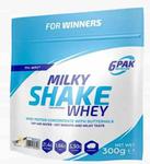 6PAK Milky Shake Whey 300g białko o smaku waniliowym w sklepie internetowym biogo.pl