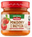 Pomidory i bazylia pasta w stylu włoskim 160g PRIMAVIKA w sklepie internetowym biogo.pl