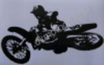 NAKLEJKA JESTEM MOTOCYKLISTĄ MOTOCYKL NA SAMOCHÓD CROSS 2 w sklepie internetowym Dk motocykle