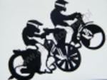 NAKLEJKA JESTEM MOTOCYKLISTĄ MOTOCYKLE ŻUŻLOWE DLA MIŁOŚNIKÓW SPEEDWAY w sklepie internetowym Dk motocykle