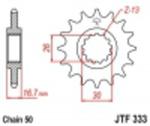 Zestaw napędowy, zębatki JT + łańcuch RK SO Honda VTR 1000 97-05r w sklepie internetowym Dk motocykle