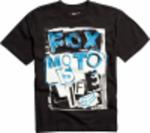 FOX KOSZULKA T-SHIRT Dziecięcy UPPER VISION BLACK Hit 2013 w sklepie internetowym Dk motocykle