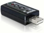 Delock USB karta muzyczna 7.1 (wirtual) USB 2.0 C1032001 w sklepie internetowym Frikomp.pl