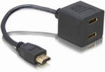 Delock adapter HDMI->2x HDMI C1032026 w sklepie internetowym Frikomp.pl