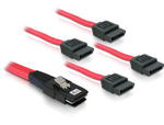 Delock kabel sas 36pin mini -> 4 x sata 7pin 100cm C1032038 w sklepie internetowym Frikomp.pl