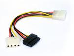 Kabel SATA zasilajacy MOLEX(M)->SATA(F) + MOLEX(F) w sklepie internetowym Frikomp.pl