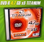 DVD-R Titanum [ slim jewel case 1 | 4.7GB | 8x ] C9740042 w sklepie internetowym Frikomp.pl