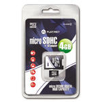 PLATINET microSDHC SECURE DITIGAL + ADAPTER SD 4GB class4 w sklepie internetowym Frikomp.pl