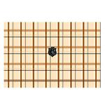 G-CUBE NAKLEJKA/NOTEBOOK SKIN GSP-19B Mad For Plaid Brown w sklepie internetowym Frikomp.pl