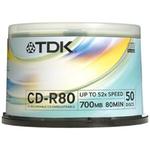 TDK CD-R 700MB 52X CAKE*50 w sklepie internetowym Frikomp.pl