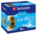 VERBATIM CD-R 700MB 52X AZO LIGHTSCRIBE JEWEL CASE*10 43537 w sklepie internetowym Frikomp.pl