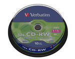 VERBATIM CD-RW 700MB 8-12X CAKE*10 43480 w sklepie internetowym Frikomp.pl