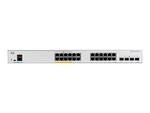 CISCO Catalyst 1000 24-Port Gigabit PoE+ PoE Budget 370W 4 x 1G SFP Uplinks LAN Base w sklepie internetowym CTI Store