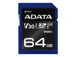 ADATA ASDX64GUI3V30S-R ADATA Premier Pro SDXC UHS-I U3 64GB (Video Full HD) Retail w sklepie internetowym CTI Store
