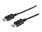 ASM AK-340103-010-S Kabel DisplayPort z zatrzaskami 1080p 60Hz FHD Typ DP/DP M/M czarny 1m w sklepie internetowym CTI Store