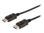 ASM AK-340100-020-S ASSMANN Kabel połączeniowy DisplayPort 1.2 z zatrzaskami Typ DP/DP M/M czarny 2m w sklepie internetowym CTI Store