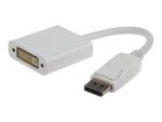 GEMBIRD A-DPM-DVIF-002-W Gembird adapter Displayport(M) -> DVI(F)29pin 10cm, biały w sklepie internetowym CTI Store