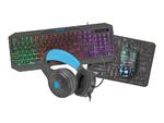 NATEC Fury gaming combo set 4in1 Thunderstreak 3.0 keyboard + mouse + headphones + mousepad US layout w sklepie internetowym CTI Store