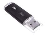 SILICON POWER Pamięć USB Ultima U02 32GB USB 2.0 Czarna w sklepie internetowym CTI Store