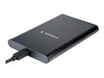 GEMBIRD EE2-U3S-6 HDD/SSD Drive enclosure 2.5inch with USB Type-C port USB 3.1 brushed aluminum black w sklepie internetowym CTI Store