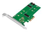 LOGILINK PC0083 Dual M.2 PCIe adapter for SATA and PCIe SATA SSD w sklepie internetowym CTI Store