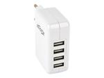 ENERGENIE EG-U4AC-02 Energenie zasilacz/ładowarka/adapter napięcia 230V ->4X USB 3.1A, biała w sklepie internetowym CTI Store