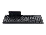 GEMBIRD Multimedia keyboard with phone stand black US-layout KB-UM-108 w sklepie internetowym CTI Store