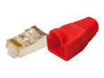 LOGILINK MP0016 LOGILINK - Wtyki RJ45 FTP kat.5e z osłonką - czerwone 100szt. w sklepie internetowym CTI Store