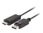 LANBERG Kabel DisplayPort M v1.1->HDMI M 1m czarny w sklepie internetowym CTI Store