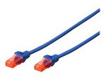 DIGITUS CAT 6 UTP patch cable PVC AWG 26/7 length 10m Color blue w sklepie internetowym CTI Store