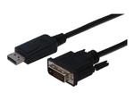 ASM AK-340301-050-S ASSMANN Kabel Displayport 1.1a z zatrzaskiem Typ DP/DVI-D (24+1) M/M czarny 5m w sklepie internetowym CTI Store