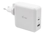 I-TEC USB-C Travel Charger 60W 1x USB-C port 60W 1x USB-A port 18W for laptops tablets smartphones HP Apple Dell MacBook etc. w sklepie internetowym CTI Store